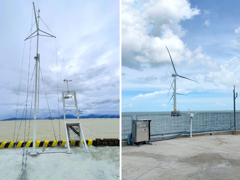 Hệ thống giám sát thời tiết hải văn cho trang trại điện gió