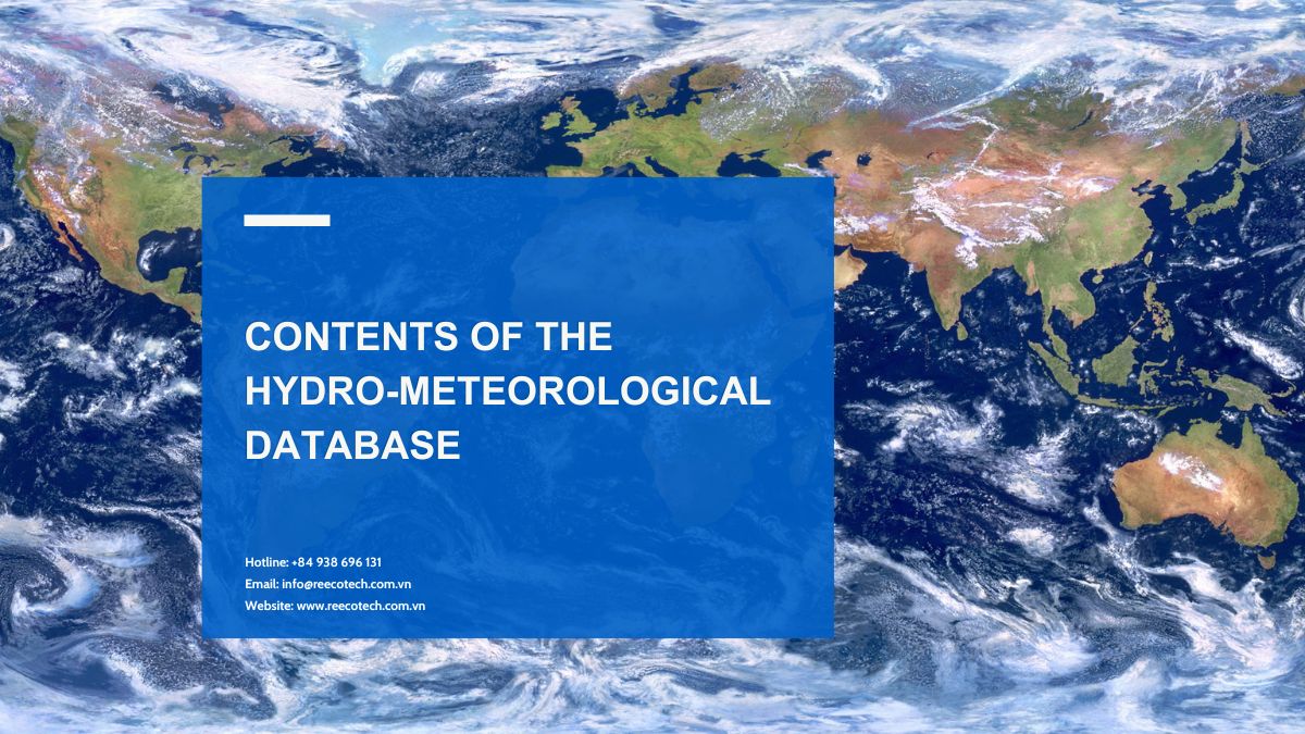 Contents of the hydro-meteorological database